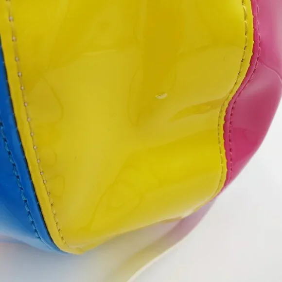 NWT Betsey Johnson Beach Ball Crossbody Glossy Vinyl Handbag - Picture 10 of 15